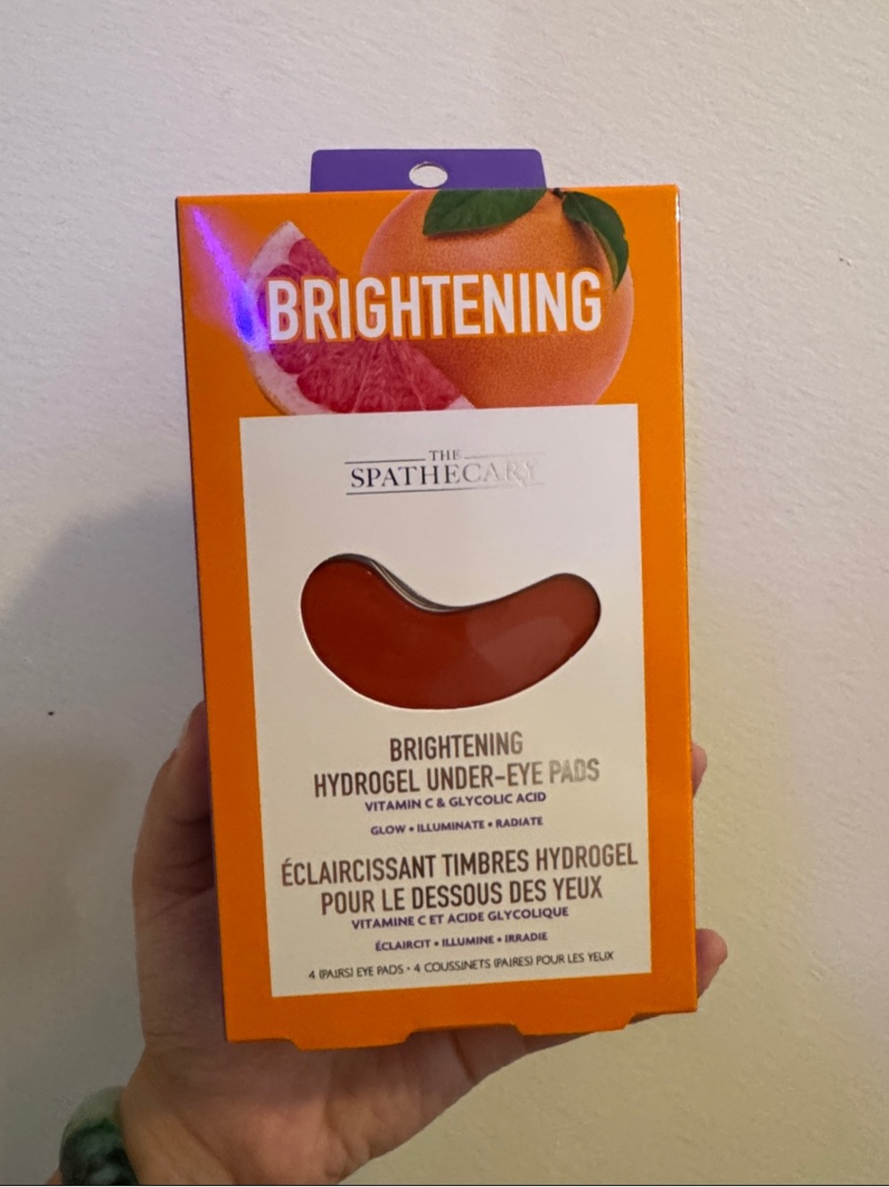 Brightening Hydrogel Under-Eye Pads - Orange